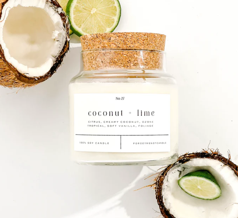 22oz Coconut + Lime Candle