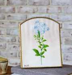 8x10 Antique Brass Arched Metal Frame