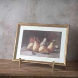 Framed Pear on Canvas Wall Art