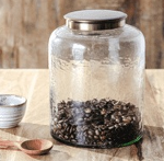 8.3" Glass Canister w/ Lid