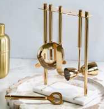 4-PC Bar Set w/ Marble Base