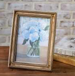 5x7 Vintage Gold Edge Frame