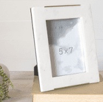 5x7 Marble Photo Frame w/ Gold Accent