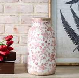 Tall Red Heritage Vase