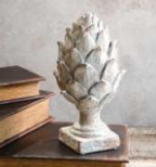 White-Washed Resin Artichoke