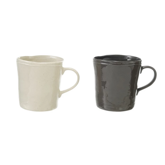 10oz Stoneware Mug - Charcoal