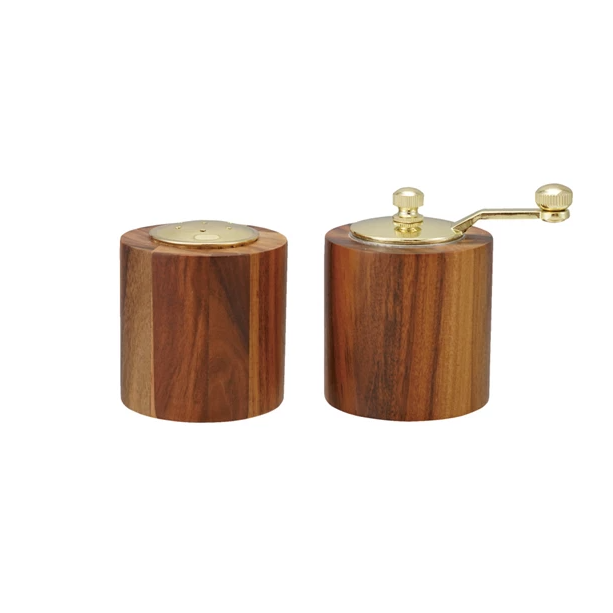Acacia Wood Saltshaker & Pepper Mill