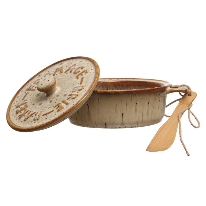Stoneware Brie Baker