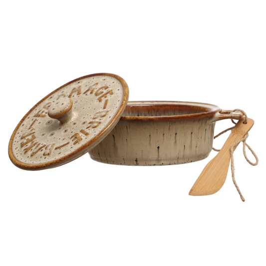 Stoneware Brie Baker