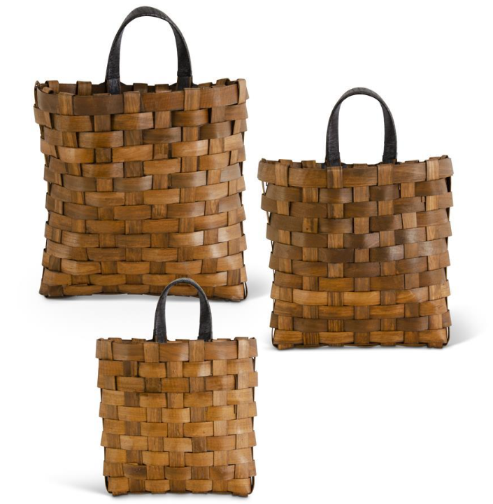 Woven Hanging Basket - L