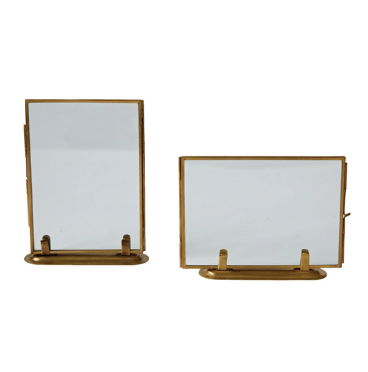 Brass Frames w/ Brass Stand
