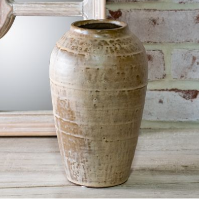Milky Beige Cream Vase