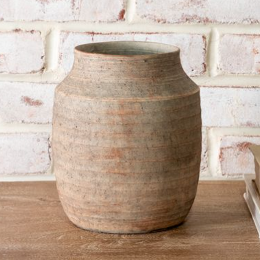 Natural Stripe Ceramic Vase