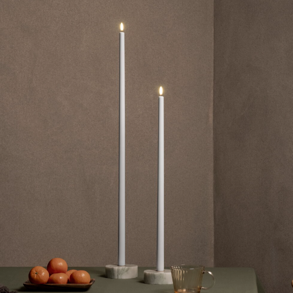 Nordic White - 29.5" LED Taper
