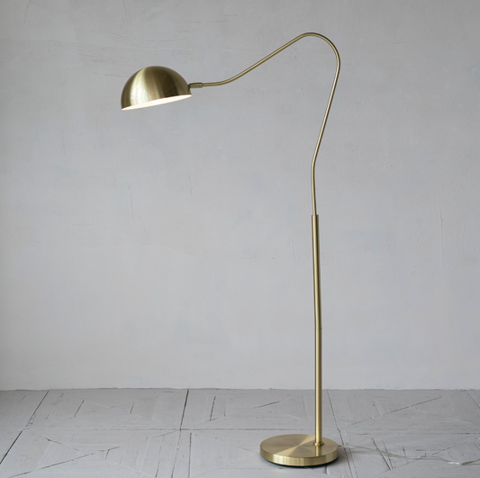 Gold Metal Floor Lamp