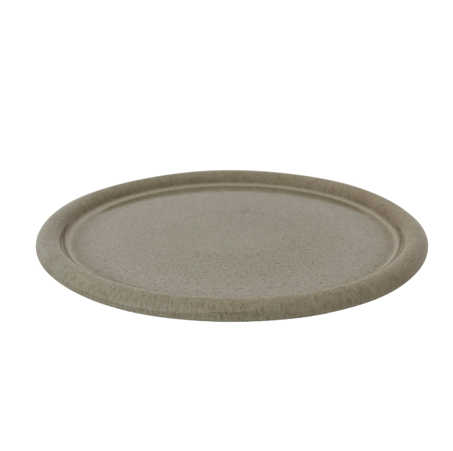 Wide Rim Stoneware Tray/Plate