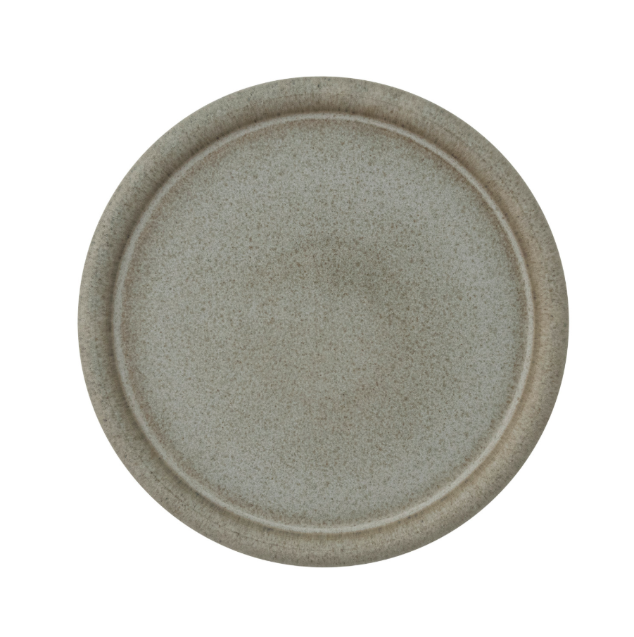 Wide Rim Stoneware Tray/Plate