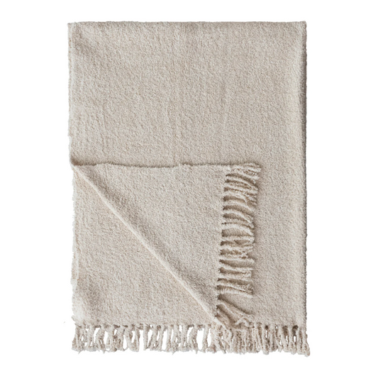 Chenille Throw w/ Fringe 60X50