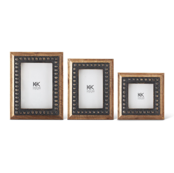 5x7 Rivet & Wood Photo Frame