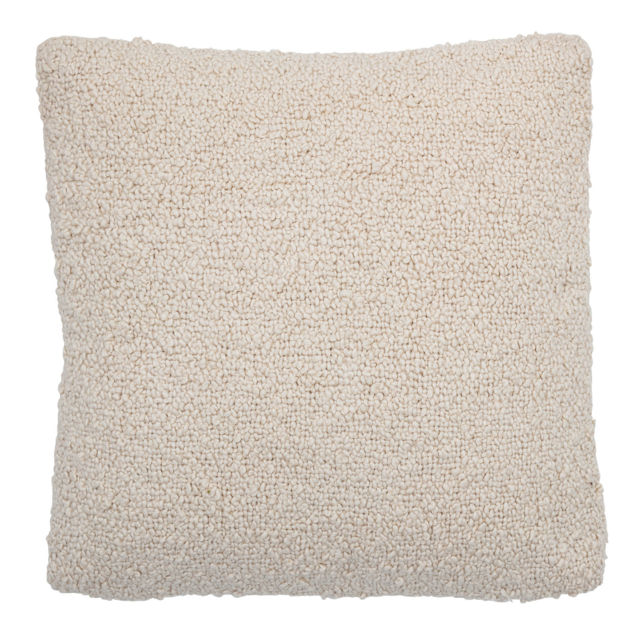 20"SQ Woven Bouclé Pillow