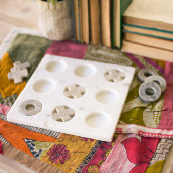 Marble Tic-Tac-Toe