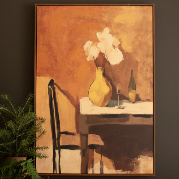Framed Table + Chair Still-Life