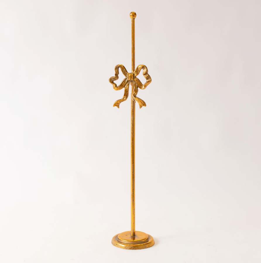 Gold Metal Adjustable Wreath Stand