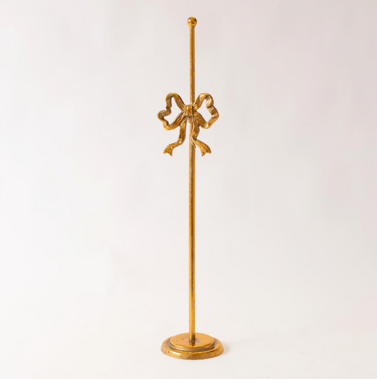 Gold Metal Adjustable Wreath Stand