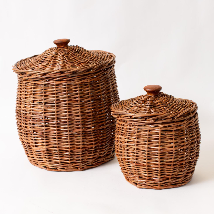 Wicker Storage Basket - L