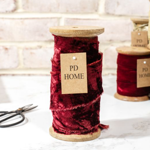 10YD Red Velvet Ribbon