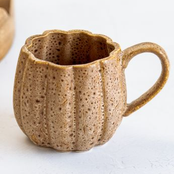 Brown Pumpkin Mug