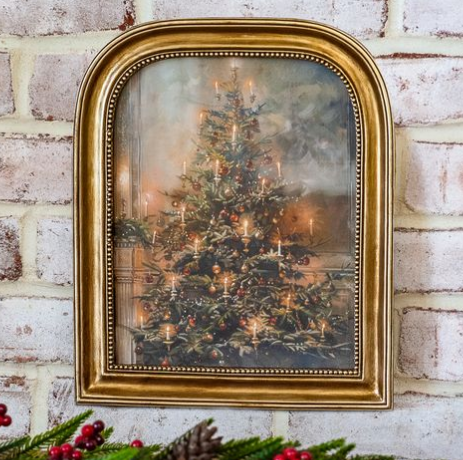 Gold Framed Vintage Tree