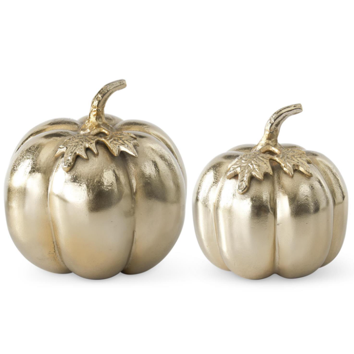 Gold Metal Pumpkin - S