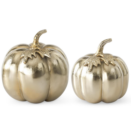 Gold Metal Pumpkin - S