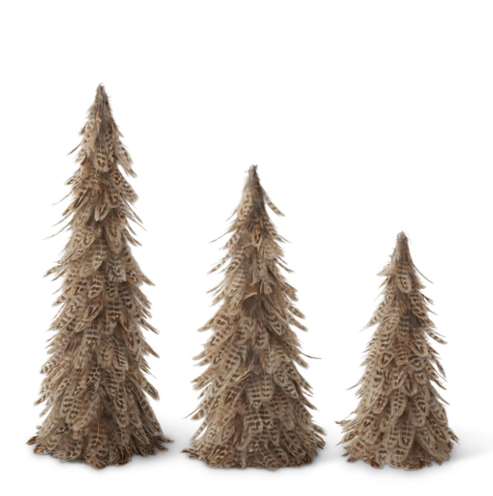 Brown Stripes Feather Cone - M