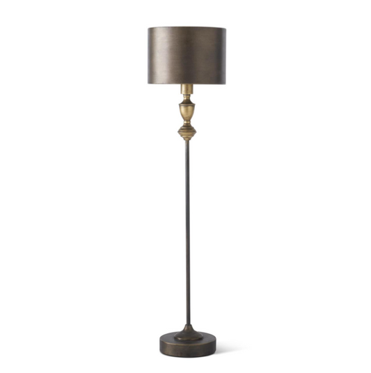 Tall Brushed Gold Slender w/ Metal Shade