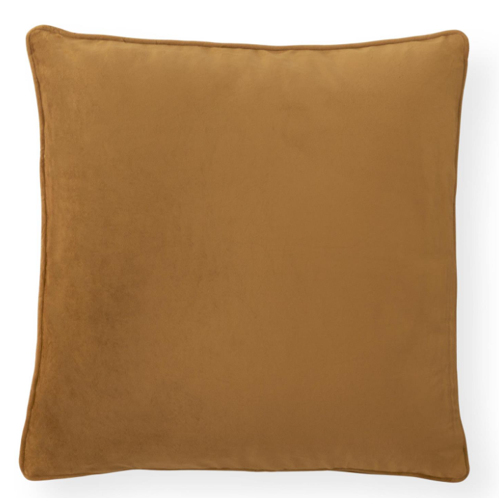 Mustard Velvet Square Pillow