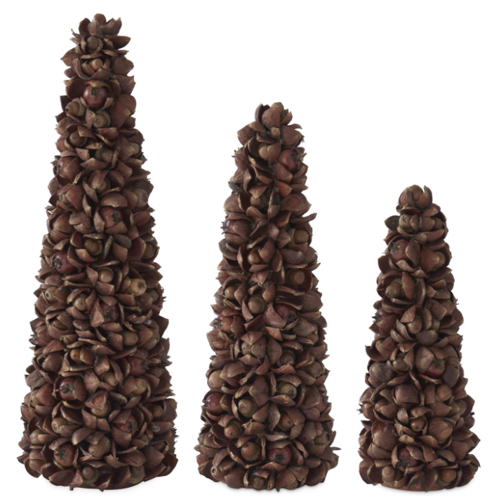 Pod Acorn + Rose Hip Cone Tree - M