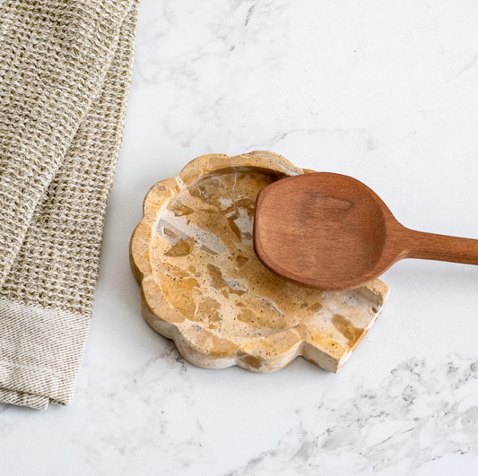 Leopard Marble Spoon Rest
