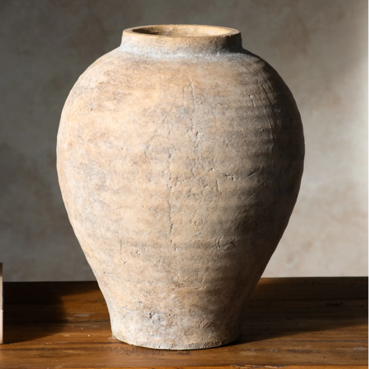 Terracotta Plume Vase