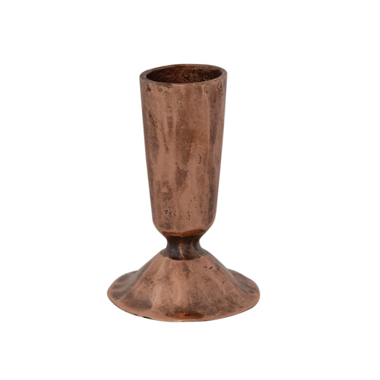 Aged Copper Taper Holder