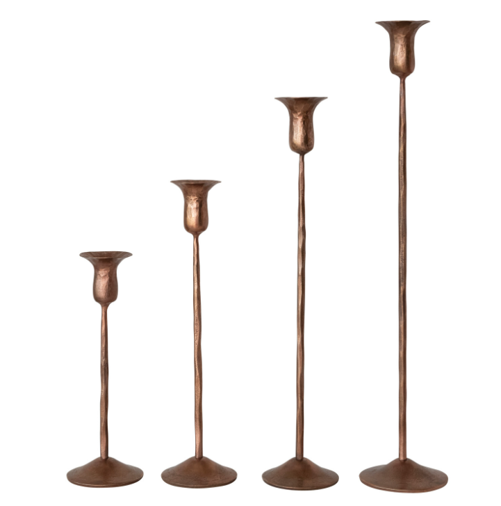 Copper Hand-Forger Taper Holder - XL