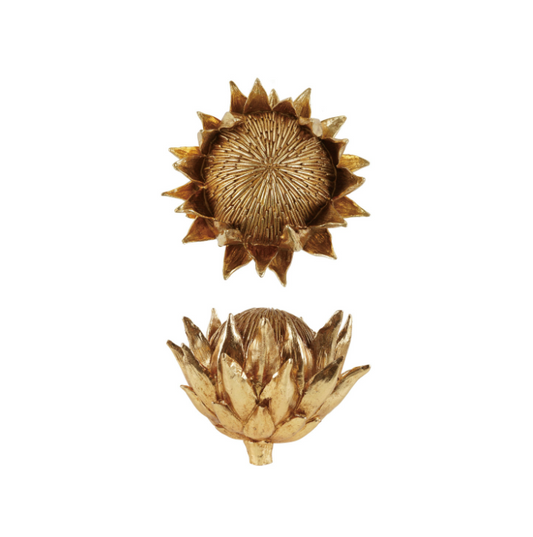 Gold Resin Artichoke
