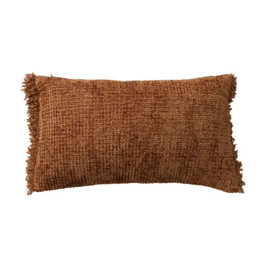 Chenille Lumbar Pillow