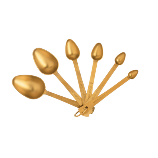 Gold Measuring Spoon Set