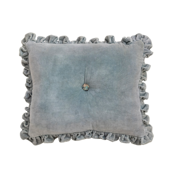 Velvet Tufted Lumbar Pillow