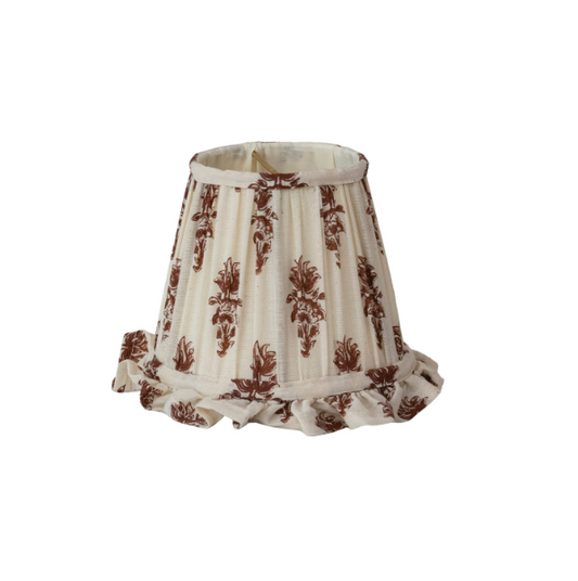 Ruffle Pleated Clip-on Lampshade