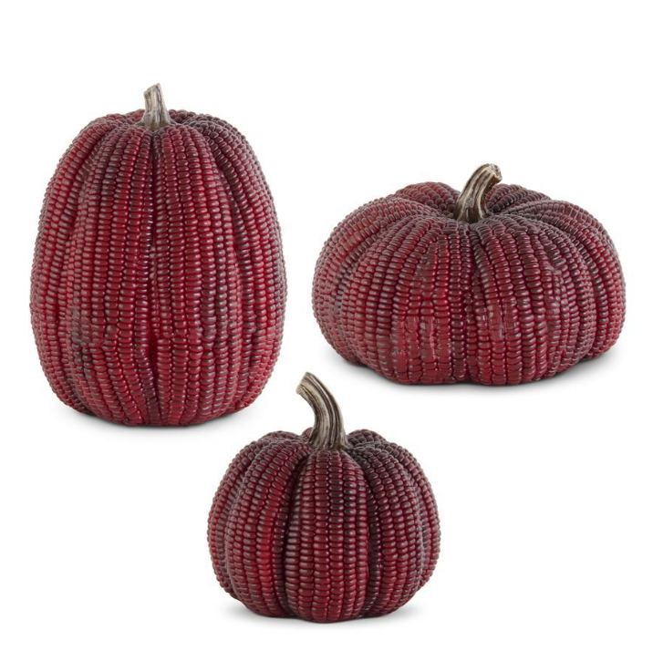 Burgundy Indian Corn Pumpkin - LG