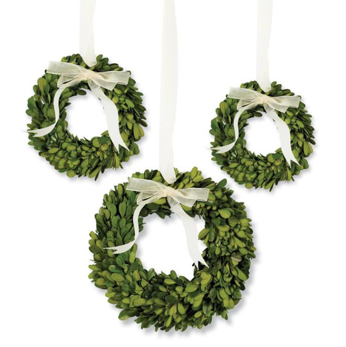MD Mini Preserved Boxwood Wreath