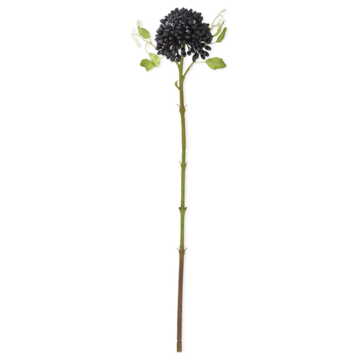 Real Touch Black Sedum Stem